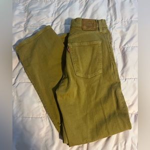 tan rib cage straight Levi’s